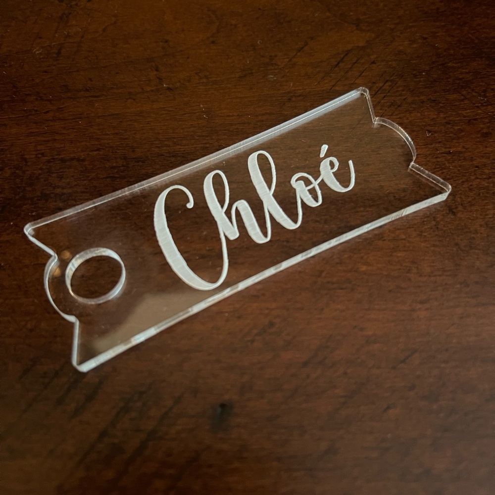 Chloe Name Plate for 40 oz Stanley